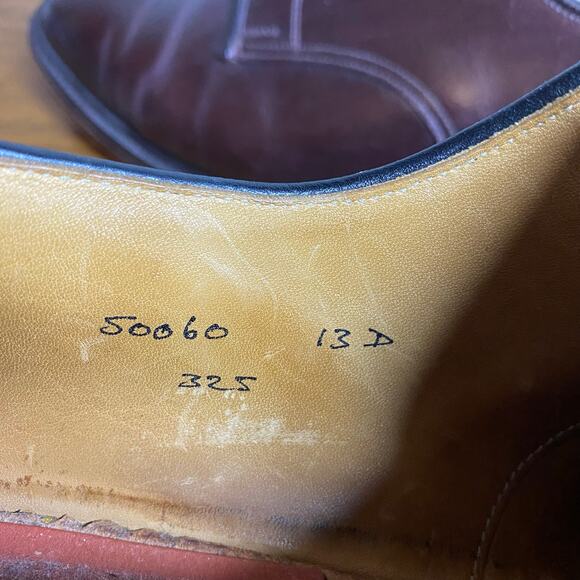 Peal & Co Crockett & Jones for Brooks Brothers Brown Plain Toe Oxfords Size 13 D main image 6